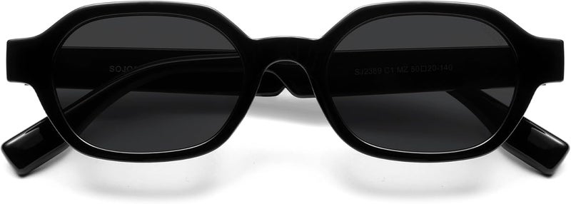 Sojos Retro Polarized Hexagon Sunglasses for Women Men, UV400 Trendy Rectangle 70s 80s 90s Shades SJ2389 - Image 1